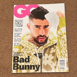 GQ Bad Bunny Cover June July 2022 Newest Superhero - No Mailing Label